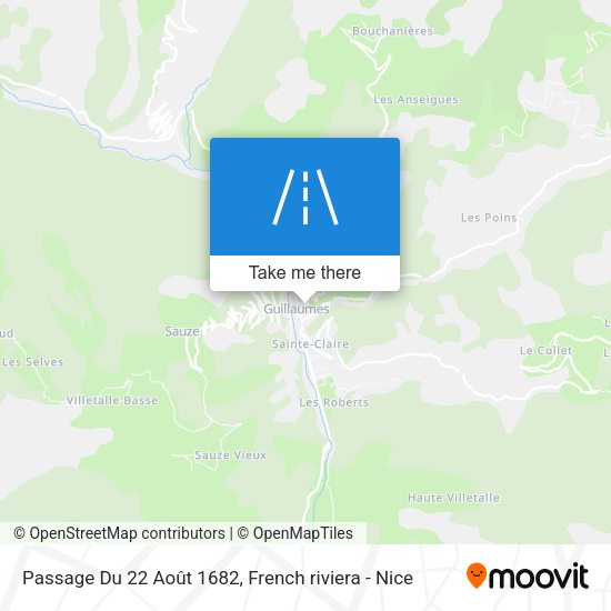 Passage Du 22 Août 1682 map