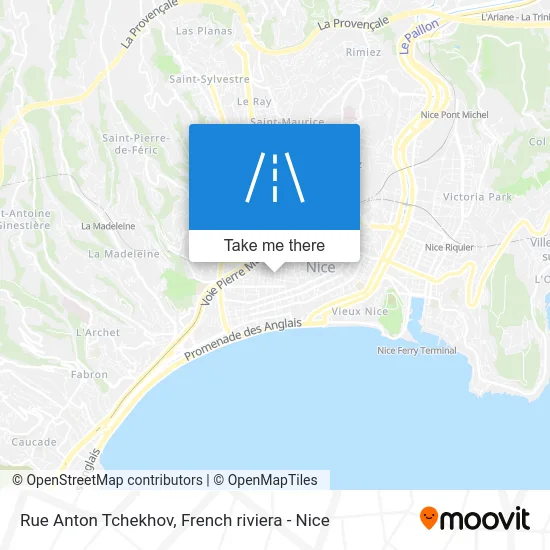 Rue Anton Tchekhov map