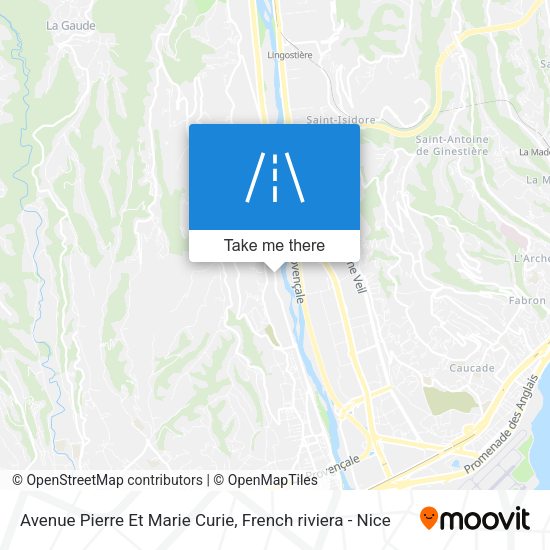 Avenue Pierre Et Marie Curie map