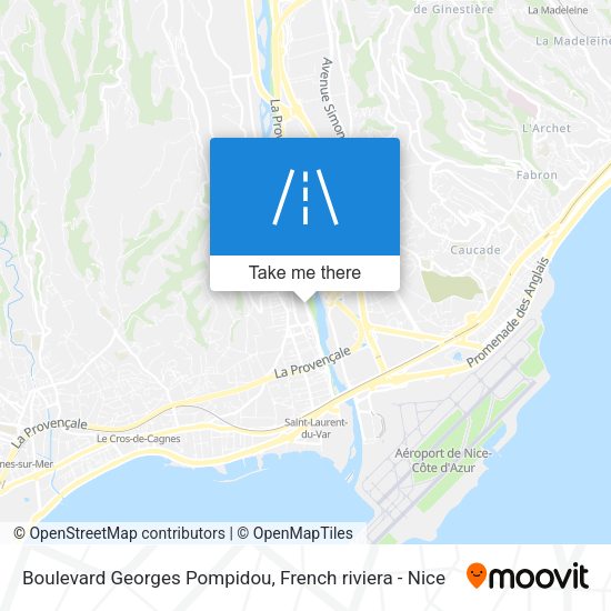 Boulevard Georges Pompidou map