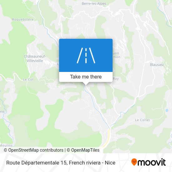 Route Départementale 15 map