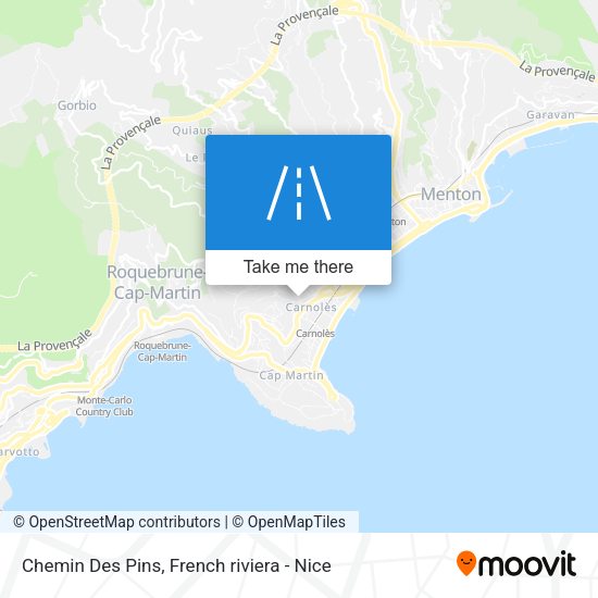 Chemin Des Pins map