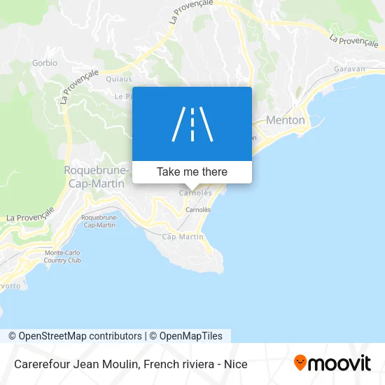Carerefour Jean Moulin map