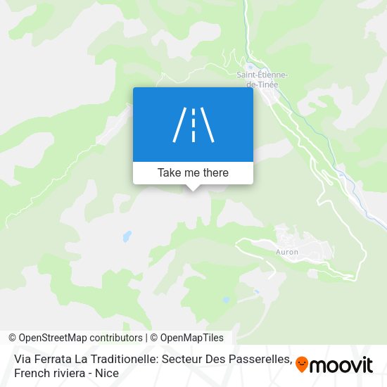 Via Ferrata La Traditionelle: Secteur Des Passerelles map