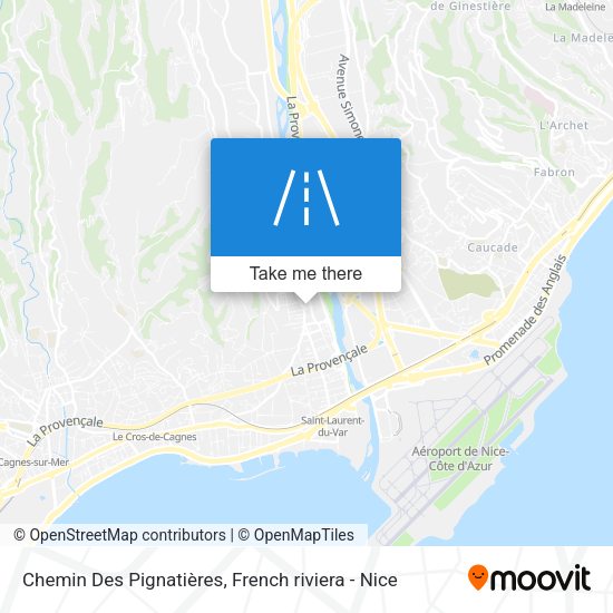 Chemin Des Pignatières map