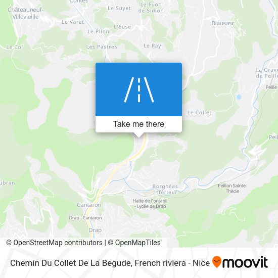 Chemin Du Collet De La Begude map