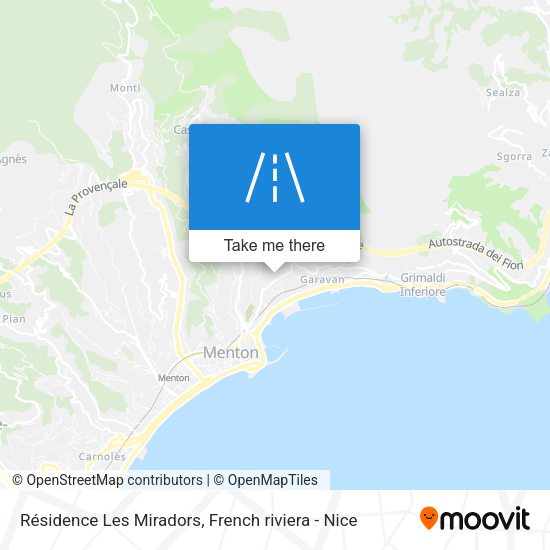 Résidence Les Miradors map