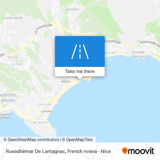 Rueadhémar De Lantagnac map
