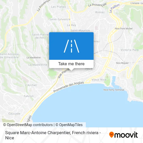 Square Marc-Antoine Charpentier map