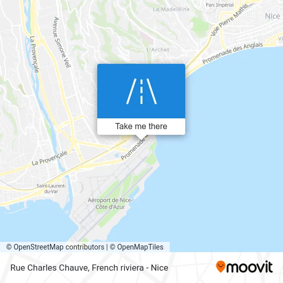 Mapa Rue Charles Chauve