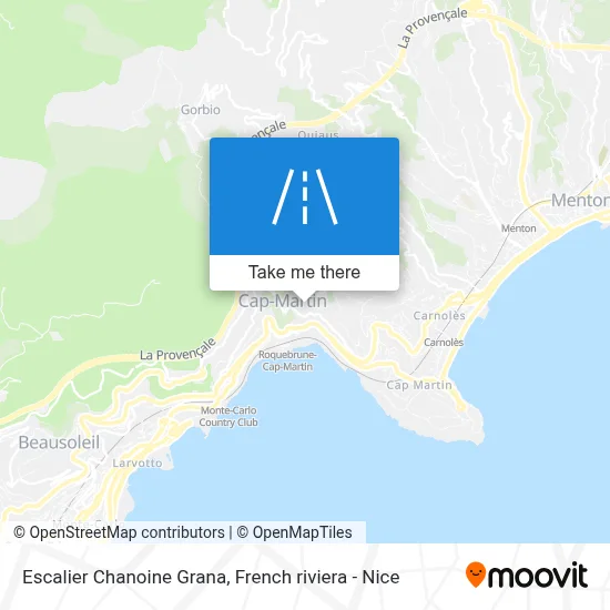 Escalier Chanoine Grana map