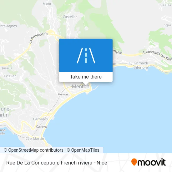 Rue De La Conception map