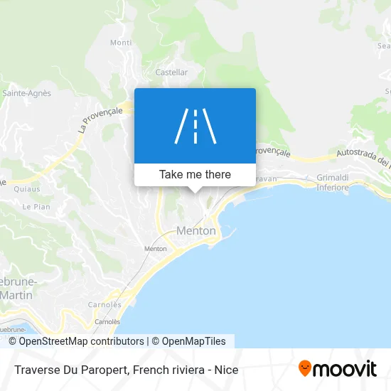 Traverse Du Paropert map