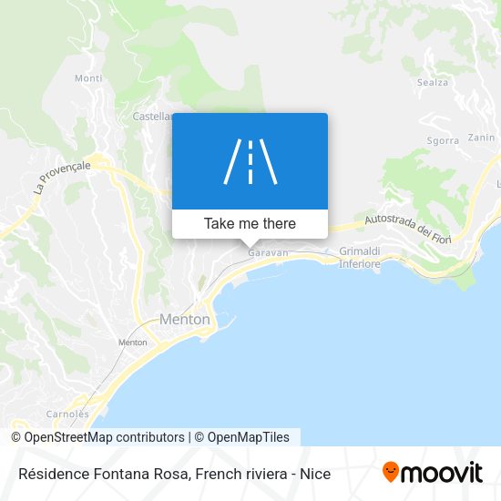 Résidence Fontana Rosa map