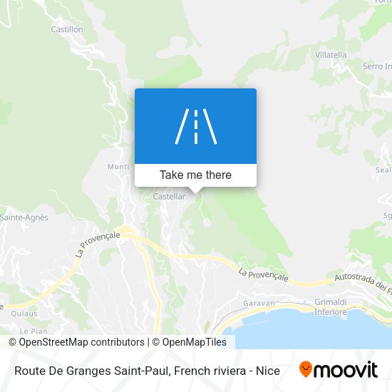 Route De Granges Saint-Paul map