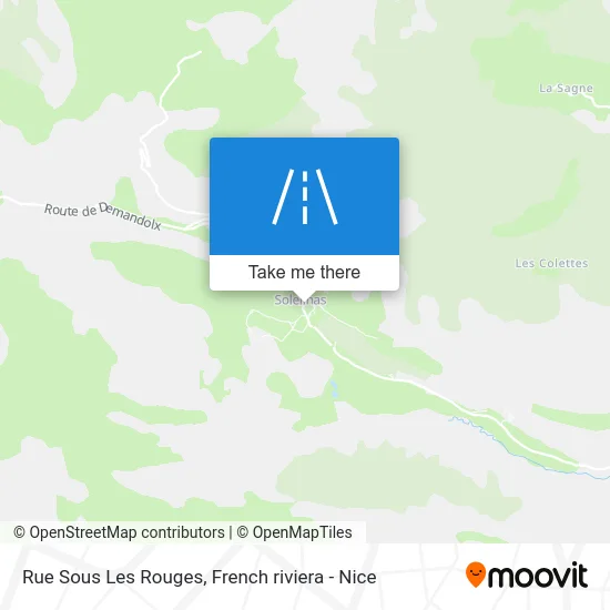 Mapa Rue Sous Les Rouges