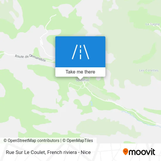 Rue Sur Le Coulet map