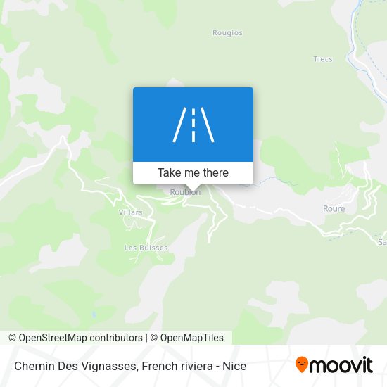 Chemin Des Vignasses map