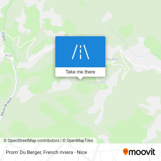 Prom' Du Berger map