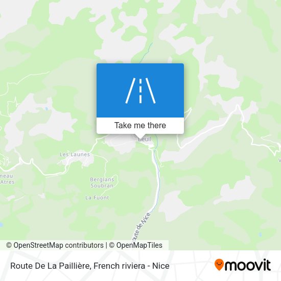 Route De La Paillière map