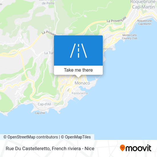 Rue Du Castelleretto map