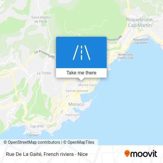 Rue De La Gaité map