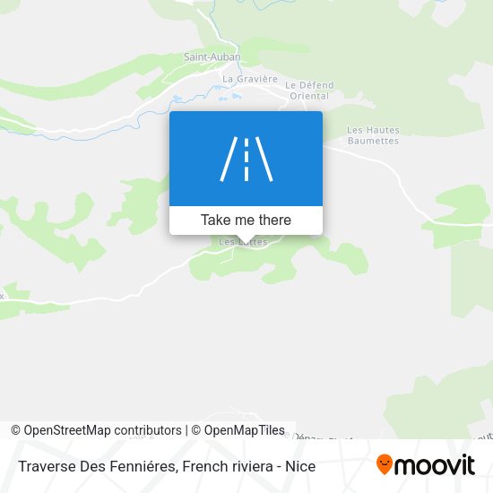 Traverse Des Fenniéres map