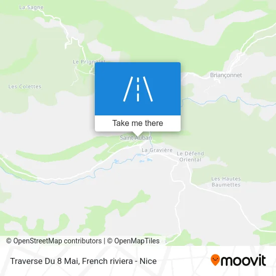 Traverse Du 8 Mai map