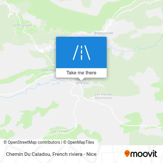 Chemin Du Caladou map