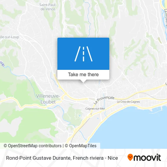 Rond-Point Gustave Durante map