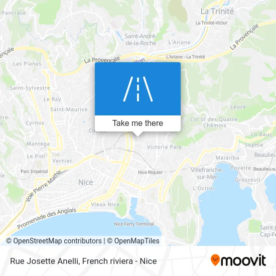 Rue Josette Anelli map