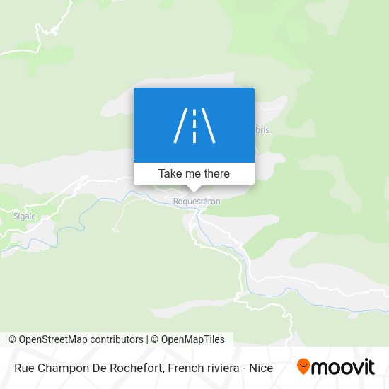 Rue Champon De Rochefort map