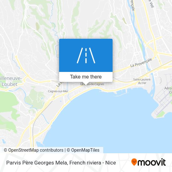 Parvis Père Georges Mela map
