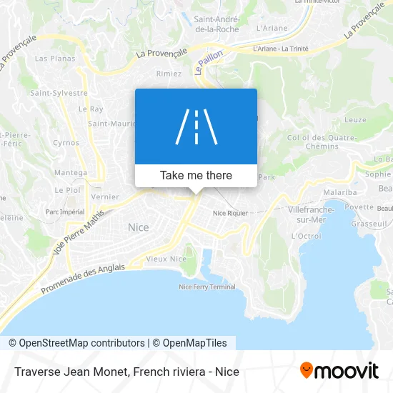 Traverse Jean Monet map