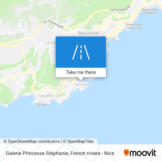 Galerie Princesse Stéphanie map