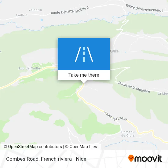 Route Des Combes map