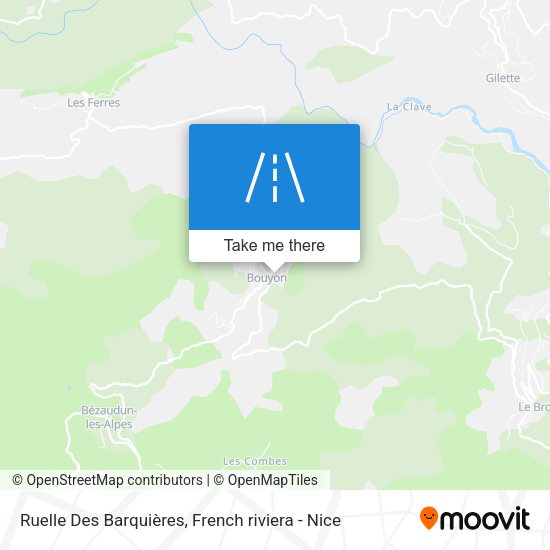 Ruelle Des Barquières map