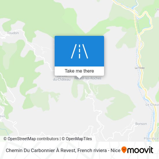 Chemin Du Carbonnier À Revest map