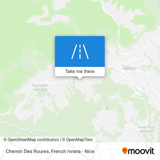 Chemin Des Roures map