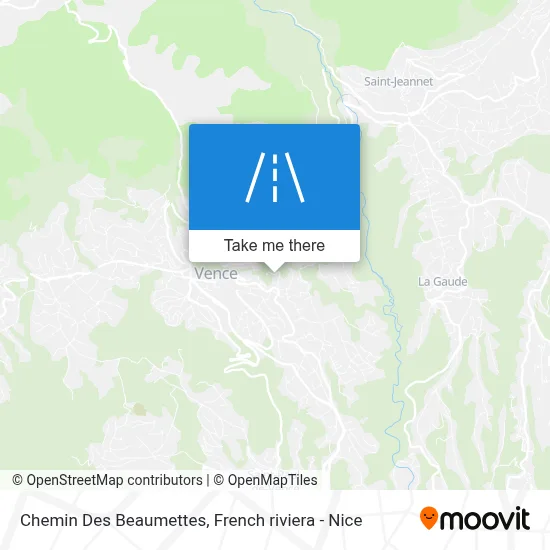 Chemin Des Beaumettes map