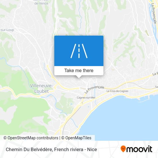 Chemin Du Belvédère map