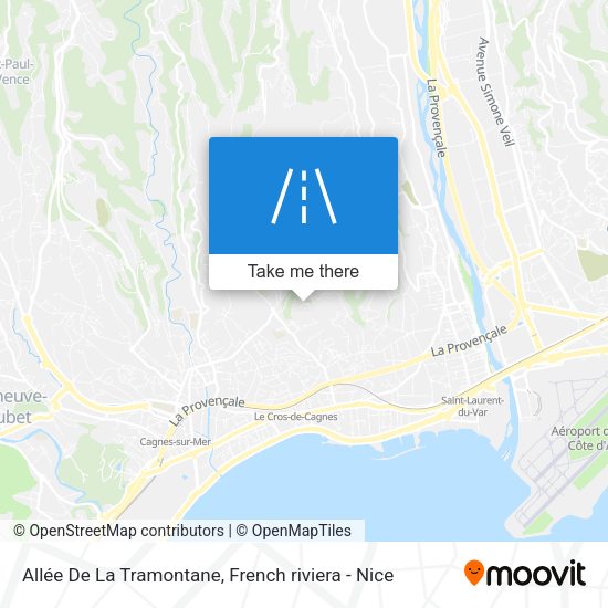 Allée De La Tramontane map