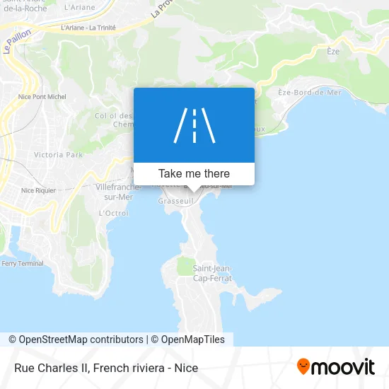 Rue Charles II map