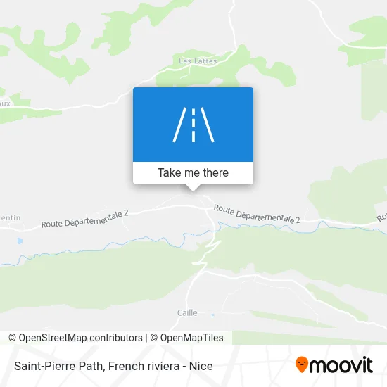 Chemin Saint-Pierre map