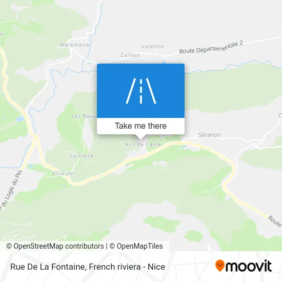 Rue De La Fontaine map