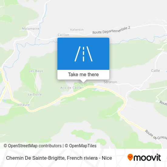 Chemin De Sainte-Brigitte map