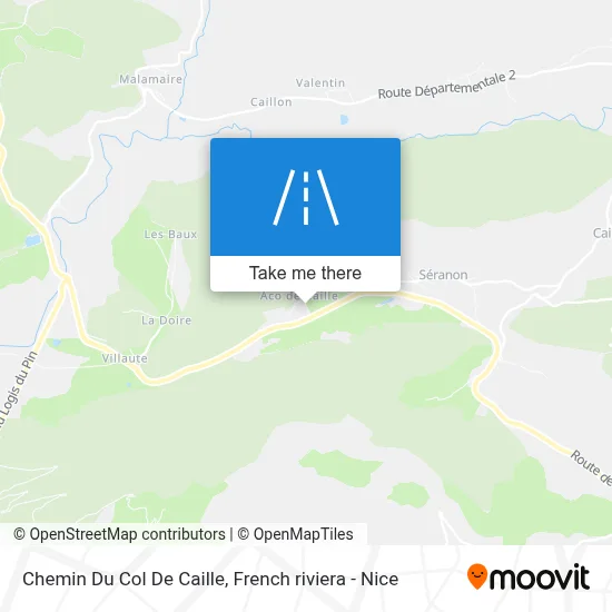 Chemin Du Col De Caille map