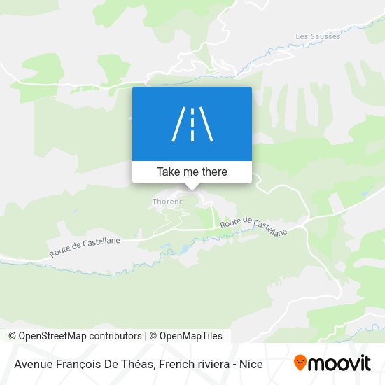 Avenue François De Théas map