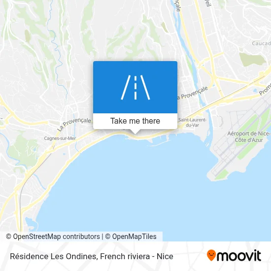 Résidence Les Ondines map
