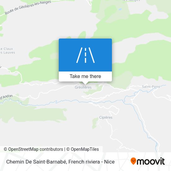 Chemin De Saint-Barnabé map